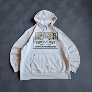 Realtree Camouflage Grey Pullover Hoodie XL